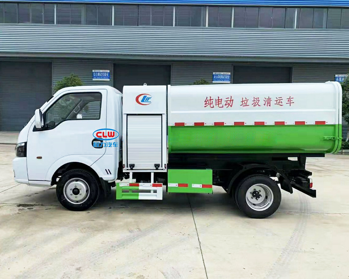 東風(fēng)4方純電動(dòng)掛桶垃圾車(chē)